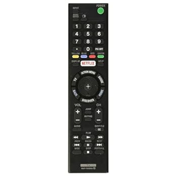 XINFUTE 純正 RMT-TX100U Sony Netflix TVリモコン KDL55W800C XBR-75X880C用
