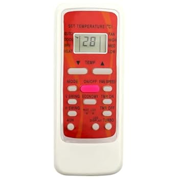 【中古】Mideaエアコン用R51E交換用リモコン。