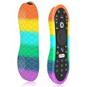 【中古】【未使用】シリコンケース TiVo Stream 4Kリモコン用 滑り止め耐衝撃保護カバー TiVo Streamリモコンスリーブプロテクタースキン (レインボー)
