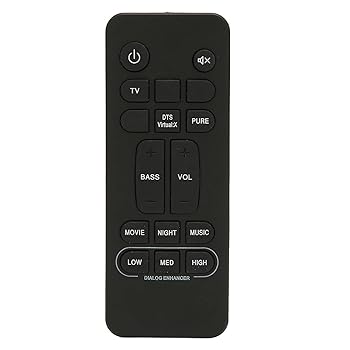 【中古】【未使用】サウンドバーリモコン、敏感なコントロール、快適でソフトなボタン、設定する必要がなく、安全に使用でき、耐用年数が長く、高齢者や子供に適し