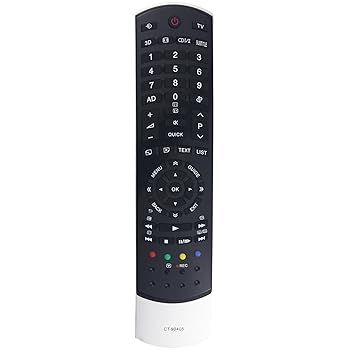 【中古】CT-90405 リモコン 交換用 Toshiba TV 40TL938G 46TL933F 40TL938F 40TL963G 47XL975G 32TL963G