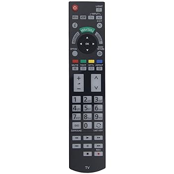 【中古】N2QAYB000715 リモコン 交換用 パナソニック LED-LCD 3D Viera TV TX-P55VT50T TX-P65ST50B TX-P65ST50J TX-P65STW50 TX-P65VT50E TX-P65VT50T T