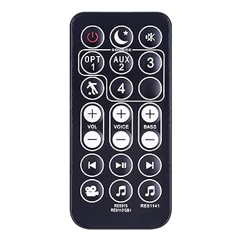 【中古】軽量交換リモコン RE69151 ABS リモコン強力なハウジング Suitble ため Polk Magnifi サウンドバーリモコン(2.0)