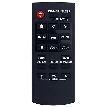 【中古】N2QAYB001215 リモコン 交換用 パナソニック オーディオシステム SA-AKX320GN-K SA-AKX320GS-K SA-AKX52OE-K SC-TMAX10E-K SC-TMAX40 SC-UA30E-K