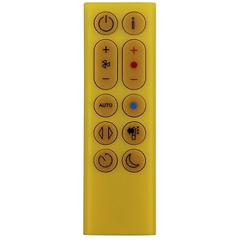【中古】HP04 HP05 HP06 HP09 リモコン交換用 ダイソン空気清浄機用 イエロー
