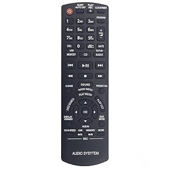 Rakuten - 【中古】N2QAYB000637 交換用リモコン パナソニックステレオシステム SA-AKX32PH-K SA-AKX32PN-K SA-AKX72PN-K SA-AKX32PR-K SA-AKX74PN-K SA-AKX74PR-K