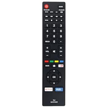 For Visual Equipments - 【中古】NH414UD 交換用リモコン Magnavox TV FW50C76F FW50C78F FW50C85T FW50C87F FW55C46F FW55C46FB FW55C46F-B FW55C78F FW55C87F FW65C78F F FS32C