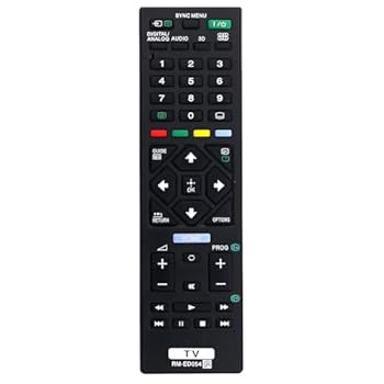 【中古】RM-ED054 リモコン 交換用 ソニースマートテレビ KDL-46R473A KDL-40R474A...