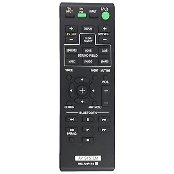 【中古】RM-ANP114 交換用リモコン Sony Soundbar HTCT780 HT-CT770 HT-CT380 HT-CT780 HTCT770 HTCT370 HT-CT370 HTCT380用