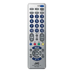 【中古】【未使用】JVCケンウッド(ビクター) リモートコンローラー(シルバー) RM-A533-S