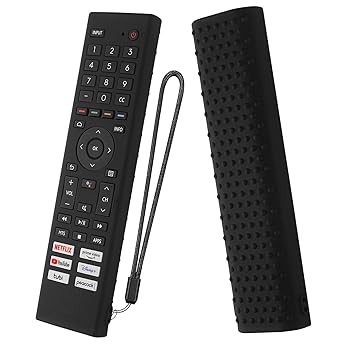楽天AJIMURA-SHOP【中古】Hisense ボイスリモコン用シリコンカバー Hisense ERF3J80H ERF3G80H ERF3F80H リモートケースカバー Hisense 4K UHD Android Smart TV リモコン