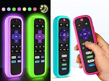 【中古】【未使用】ONEBOM Rokuリモコン用カバー Hisense/TCL Roku TV Steaming Stick/Express ユニバーサル交換用コントローラー シリコンスリーブスキン 暗闇で光 【中古】【未使用】ONEBOM Rokuリモコン用カバー Hisense/TCL Roku TV Steaming Stick/Express ユニバーサル交換用コントローラー シリコンスリーブスキン 暗闇で光