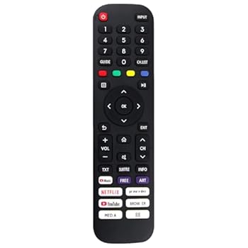 【中古】【未使用】EN2J30H 交換用リモコン Hisense TV 50A60GMV 50A6010GMV 50A6030GMV 50A6050GMV 50A6070GMV 50A6090GMV 55H6G 55H77G 55V6G 55A60G 55A60H 55A6