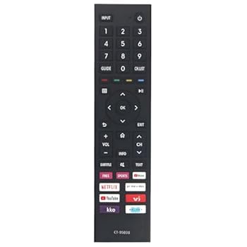 For Visual Equipments - 【中古】CT-95038 Toshiba 4K TV用交換用リモコン