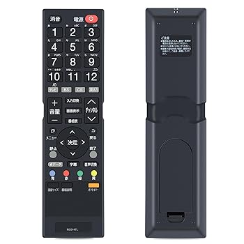 【中古】テレビリモコン RC014TL for CANDELA カンデラ テレビ リモコン MV133HW3 AGS19RS7 対応