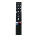 【中古】XINFUTE EN3A70Zは、HisenseスマートボイスTVリモコンNetflix YouTubeに適合。