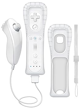 【中古】交換リモコン for Wii コントローラー Wiiリモコンカバー 同梱