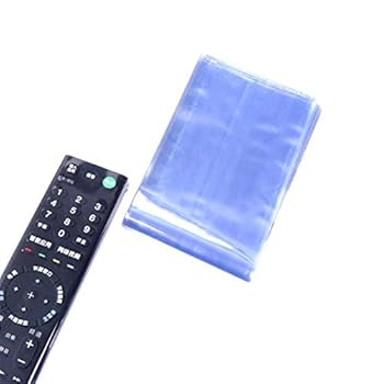 【中古】Czsycdsf シュリンクラップバッグ 100枚 テレビリモコン用 透明 PVC 熱収縮 ユニバーサル保護..