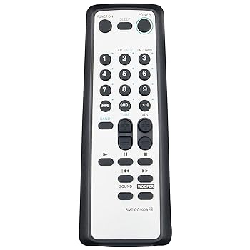 【中古】RMT-CG500A 交換用リモコン ソニーラジオカセットレコーダー CFD-G500 CFD-G505 CFD-G505ブラ..
