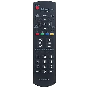 【中古】N2QAYB000221 交換用リモコン パナソニック TV TH42PZ80U TH50PE8U TH50PX80U THC50HD18A TC32LX85U THC50FD18 THC46FD18 TH50PX80UA