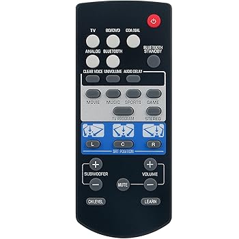 【中古】FSR82 ZK77690 交換用リモコン ヤマハサラウンドサウンドシステム SRT-1000 SRT-1000BL SRT1000 SRT1000BL