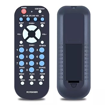 【中古】PZL RCR503BR ユニバーサル 3デバイス 手のひらサイズ 交換用リモコン RCA TV VCR/DVD 衛星受..