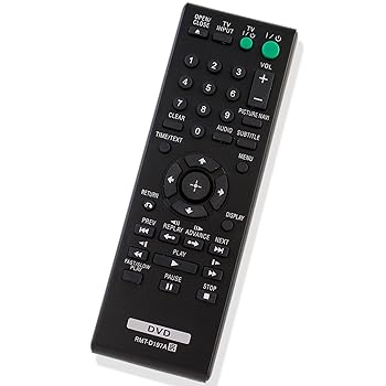 Consumable Goods, Various Parts - 【中古】【未使用】RMT-D197A リモコン 交換用 Sony DVDプレーヤー DVP-SR510H DVP-SR210P DVP-SR210 DVP-SR510 DVPSR510H DVPSR210P DVPSR210 DVPSR510 RMTD197A