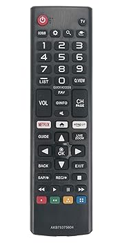 【中古】交換用リモコン LG LCD TV 65SK9500PSA 65SK8500PSA 49LK5750PSA 43LK5700PSC 43LK5750PSA 65SK9500PDA 65SK8500PDA 55SK800PDA 55 SK8000 PDA 65UK7500PDA AKB75375604【メーカー名】【メーカー型番】【ブランド名】AULCMEET AV・テレビリモコン, 家電 ストア 【商品説明】交換用リモコン LG LCD TV 65SK9500PSA 65SK8500PSA 49LK5750PSA 43LK5700PSC 43LK5750PSA 65SK9500PDA 65SK8500PDA 55SK800PDA 55 SK8000 PDA 65UK7500PDA AKB75375604当店では初期不良に限り、商品到着から7日間は返品を 受付けております。お問い合わせ・メールにて不具合詳細をご連絡ください。他モールとの併売品の為、完売の際はキャンセルご連絡させて頂きます。中古品の商品タイトルに「限定」「初回」「保証」「DLコード」などの表記がありましても、特典・付属品・帯・保証等は付いておりません。電子辞書、コンパクトオーディオプレーヤー等のイヤホンは写真にありましても衛生上、基本お付けしておりません。※未使用品は除く品名に【import】【輸入】【北米】【海外】等の国内商品でないと把握できる表記商品について国内のDVDプレイヤー、ゲーム機で稼働しない場合がございます。予めご了承の上、購入ください。掲載と付属品が異なる場合は確認のご連絡をさせて頂きます。ご注文からお届けまで1、ご注文⇒ご注文は24時間受け付けております。2、注文確認⇒ご注文後、当店から注文確認メールを送信します。3、お届けまで3〜10営業日程度とお考えください。4、入金確認⇒前払い決済をご選択の場合、ご入金確認後、配送手配を致します。5、出荷⇒配送準備が整い次第、出荷致します。配送業者、追跡番号等の詳細をメール送信致します。6、到着⇒出荷後、1〜3日後に商品が到着します。　※離島、北海道、九州、沖縄は遅れる場合がございます。予めご了承下さい。お電話でのお問合せは少人数で運営の為受け付けておりませんので、お問い合わせ・メールにてお願い致します。営業時間　月〜金　11:00〜17:00★お客様都合によるご注文後のキャンセル・返品はお受けしておりませんのでご了承ください。0