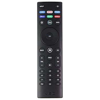 【中古】【未使用】Vizio Remote (XRT140) with Vudu/Netflix/Prime/Disney/Hulu/Redbox Keys - Black