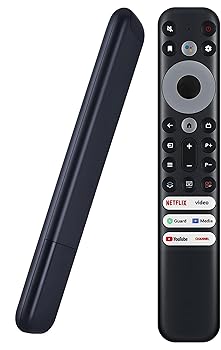 楽天AJIMURA-SHOP【中古】【未使用】TCL Android TV用ユニバーサルリモコン交換、スマートTV機能付き音声リモコン（RC902V FMR1）。