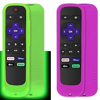 【中古】【未使用】Pinowu ユニバーサルリモートケース (2個) Roku Smart TV Steaming Stick Remote/Rokuボイスリモート/Roku Premiere/Roku 2/3/4リモコン リスト