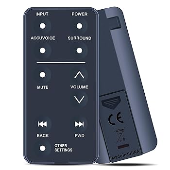 【中古】【未使用】ZVOX Accuvoice SoundBar TVスピーカーAV203 AV257 AV157用の交換用リモコン