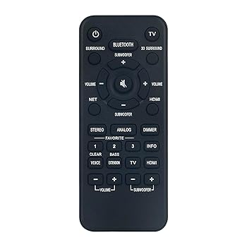【中古】【未使用】VAH0130 交換用リモコン ヤマハ サウンドバー ステレオシステム フロントサラウンドサウンドシステム ATS-4080 MusicCast Bar 400 YAS-408 YAS40