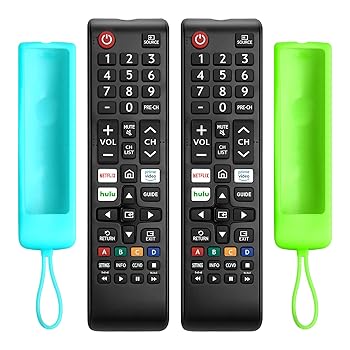 【中古】交換用リモコン Samsung Smart TV LCD LED HDTV 3D Smart TVモデル対応 ソフトケース付き (2個パック)