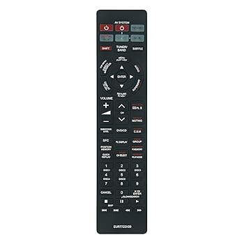 Consumable Goods, Various Parts - 【中古】EUR7722X50 交換用リモコン パナソニック DVD ホームシアター サウンドシステム SA-HT920 SC-HT920用