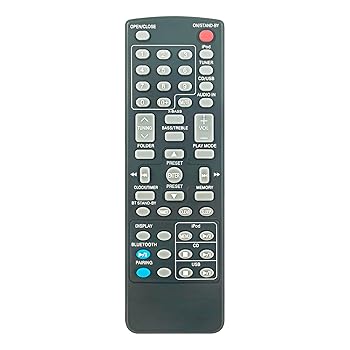 AULCMEET RRMCGA328AWSA GA328AWSA 交換用リモコン Sharp Audio Slim Micro System DK-KP85P DK-KP85用