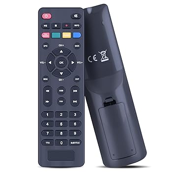 【中古】PZL 交換用リモコン Telesystem TS6815/01/MINION Decoder DVB-T2 H.265 KT1045用 Opticum RCU-030 DF00 Laser STB-9000用