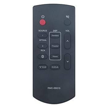 【中古】【未使用】RMC-SB515 RMCSB515 交換用リモコン Insignia Soundbar NS-SB515 NSSB515用