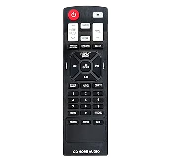 【中古】【未使用】交換用CDホームオーディオリモコン AKB73655741 LG Hi-fiスピーカーステレオシステム CM4550 CM4350 CMS4350F CMS4550F CMS4550W CM4590用