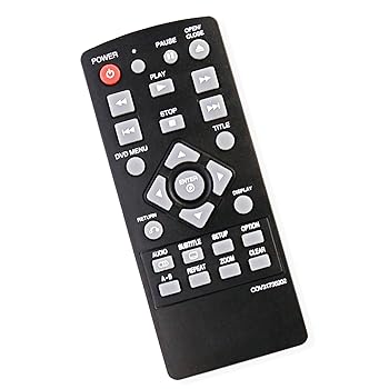 【中古】LG DP132 DP132-H DP132H DP132NU DVDプレーヤー(COV31736202)用交換用DVDリモコンスーツ。
