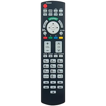 【中古】【未使用】N2QAYB000571 交換用リモコン Panasonic Viera Plasma TV TC-P50ST30 TC-P46ST30 TC-65PST34 TC-L32DT30 TC-P42ST30 TC-P50GT30 TC-P55GT30 TC-P