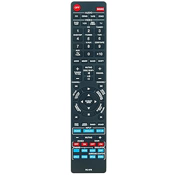 【中古】RC-978 交換用リモコン Denon AVレシーバー AVR-1905 AVR-1906 AVR-785 AV...