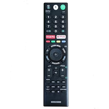 【中古】【未使用】リモコン RMF-TX200PSony 4K Ultraの代替 HD頭いい LED TV KDL-50W850C XBR-43X800E RMF-TX300U声が出ない