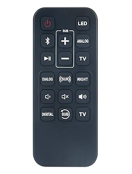 【中古】交換用リモコン Klipsch Cinema 600サウンドバー&BAR 48 BAR48サウンドバーと互換性あり