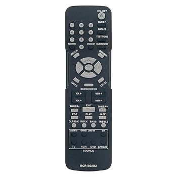 For Visual Equipments - 【中古】【未使用】RCR192AB2 交換用リモコン RCA ホームシアター AVレシーバー RT2870R RT2906 RT2910に対応