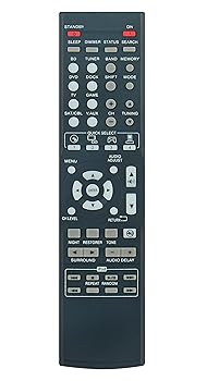 【中古】RC-1158 交換用リモコン Denon AVレシーバー AVR-1312 DHT-1312BA用
