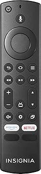Insignia リモート(NS-RCFNA-21 Rev E) Fire TV用マイク付き ブラック