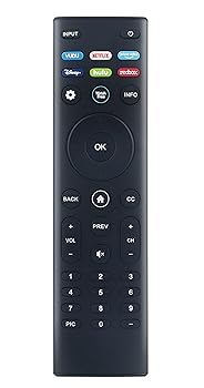 【中古】XRT140 交換用リモコン VIZIO スマートテレビ キー付き VUDU Netflix Prime-Video HULU REDBOX