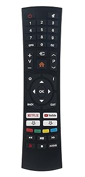 Electric Fan - 【中古】AULCMEET リモコン 交換用 SANSUI スマートテレビ ES32S1N S32P28N S40P28FN S43P28F S43P28F S43P28FN S55A6U用