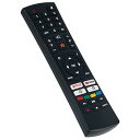【中古】【未使用】交換用リモコンは、SANSUI CAIXUN Smart TV EC32S2N ES32S1N S32P28N S40P28FN S43P28F S43P28FN S55A6U Netflix YouTube アプリキーボタン付き